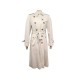 MANTEAU BURBERRY IMPERMEABLE FEMME T40 M BEIGE TARTAN CHECK TRENCH COAT 1790€