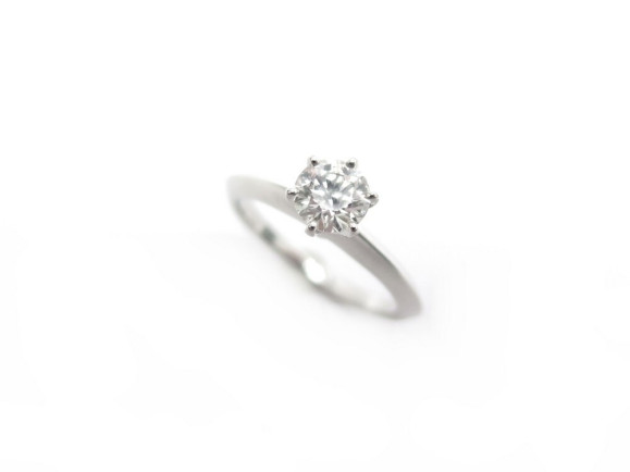 bague tiffany co solitaire 51 platine diamant