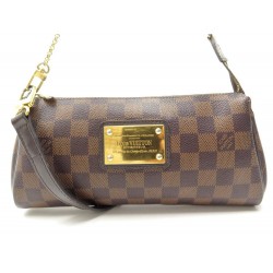 SAC A MAIN LOUIS VUITTON POCHETTE EVA N55213 TOILE DAMIER BANDOULIERE CLUTCH BAG