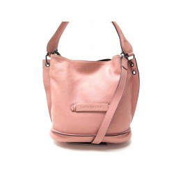 NEUF SAC A MAIN LONGCHAMP 3D L2084770P03 EN CUIR ROSE BANDOULIERE HAND BAG 610€