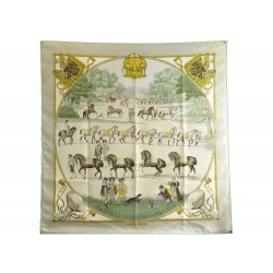 FOULARD HERMES PRESENTATION DE CHEVAUX LEDOUX CARRE 90 EN SOIE SILK SCARF 385€