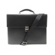 SACOCHE MONTBLANC SERVIETTE 2 SOUFFLETS MEISTERSTUCK BANDOULIERE CUIR NOIR 1200€