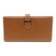 NEUF PORTEFEUILLE HERMES BEARN CUIR GOLD + BOITE 