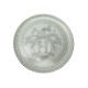 NEUF PLAT A TARTE HERMES MOSAIQUE AU 24 PLATINE PORCELAINE GRIS NEW PLATE 347€