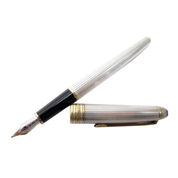 VINTAGE STYLO PLUME MONTBLANC MEISTERSTUCK SOLITAIRE DOUE ARGENT 925 PEN 900€