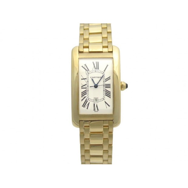 MONTRE CARTIER TANK AMERICAINE GM 1740 45 MM OR 18K AUTOMATIQUE WATCH 34900€