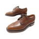 NEUF CHAUSSURES CHURCH'S GRAFTON 8F 42 DERBY BOUT FLEURI CUIR MARRON SHOES 850€