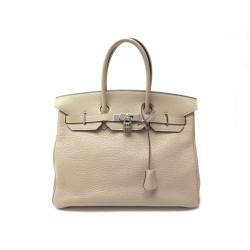 sac a main hermes birkin 35 2004 en cuir togo