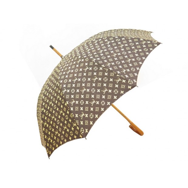 VINTAGE PARAPLUIE LOUIS VUITTON EN TOILE MONOGRAM MARRON CANVAS UMBRELLA 500€