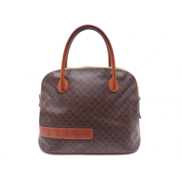 VINTAGE SAC A MAIN CELINE CABAS TOILE MONOGRAMME TRIOMPHE MARRON HAND BAG 1750€