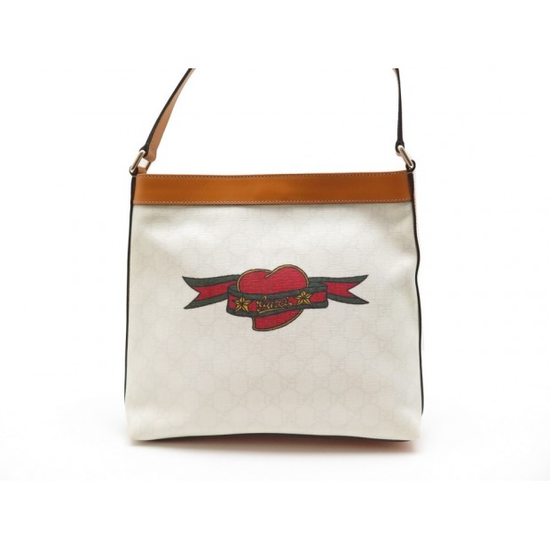 NEUF SAC A MAIN GUCCI MEIER TATTOO HEART 254639 HOBO TOILE GUCCISSIMA BAG 600€