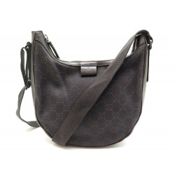 SAC A MAIN GUCCI 101682 BESACE CUIR & TOILE GUCCISSIMA BANDOULIERE HAND BAG 750€