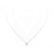 NEUF COLLIER DINH VAN LE CUBE DIAMANT 608113 OR BLANC 18K + BOITE NECKLACE 1450€