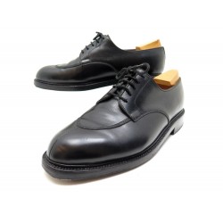 CHAUSSURES JM WESTON DERBY DEMI CHASSE 6.5E 40.5 LARGE 41 CUIR NOIR SHOES 915€