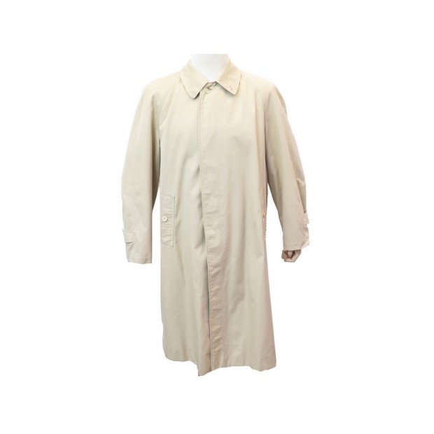 VINTAGE MANTEAU BURBERRYS IMPERMEABLE TRENCH LONG L 52 COTON BEIGE COAT 1550€