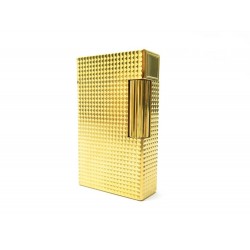 BRIQUET ST DUPONT 14210 LIGNE 2 POINTE DE MICRODIAMANT EN PLAQUE OR LIGHTER 790€