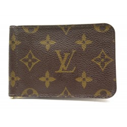 NEUF PORTEFEUILLE LOUIS VUITTON PORTE CARTES PINCE A BILLET TOILE MONOGRAM