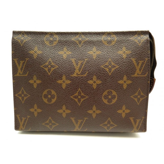 POCHETTE LOUIS VUITTON POCHE DE TOILETTE 12 EN TOILE MONOGRAM LV TROUSSE POUCH