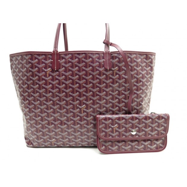 NEUF SAC A MAIN GOYARD SAINT LOUIS BORDEAUX TOILE PM 