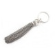 PORTE CLES HERMES POMPON EN ARGENT MASSIF 925 48GR BIJOU DE SAC SILVER KEY RING