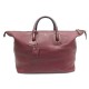 SAC DE VOYAGE A MAIN GUCCI DUFFLE 325791 CUIR BORDEAUX LEATHER TRAVEL BAG 2430€