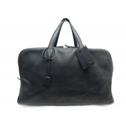 SAC DE VOYAGE HERMES VICTORIA 50 EN CUIR TOGO NOIR LEATHER TRAVEL HAND BAG 4500€