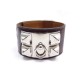 BRACELET HERMES MEDOR COLLIER DE CHIEN T18 CUIR ALLIGATOR BORDEAUX BANGLE 2300€