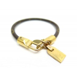 BRACELET LOUIS VUITTON LUCK IT M6605 TOILE MONOGRAM DORE 19 CM CANVAS 305€