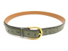 ceinture hermes en cuir autruche vert t 67 75