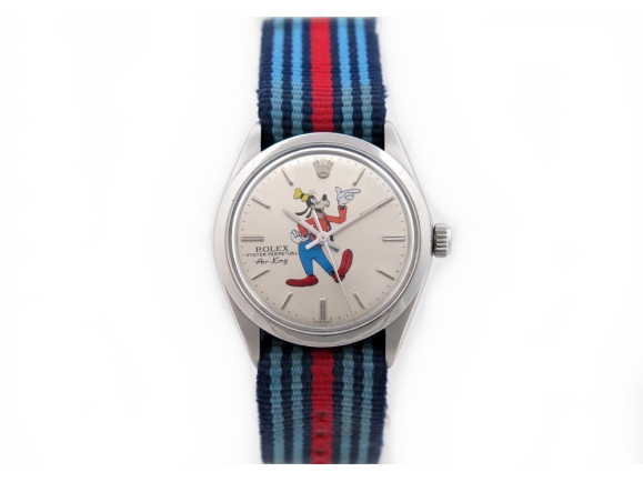 montre rolex air king 5500 dingo disney 34 mm