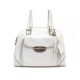 SAC A MAIN LANCEL ADJANI XL A03347 CABAS EN CUIR FACON CROCODILE BLANC HAND BAG