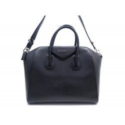 SAC A MAIN GIVENCHY ANTIGONA MM EN CUIR NOIR +BANDOULIERE LEATHER HAND BAG 1750€