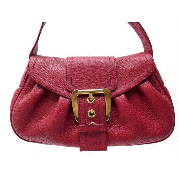 NEUF SAC A MAIN CELINE EN CUIR GRAINE ROUGE NEW RED GRAINED LEATHER HANDBAG