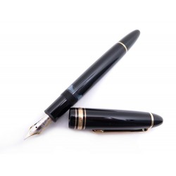 NEUF STYLO PLUME MONTBLANC MEISTERSTUCK 146 DORE 13659 PISTON NOIR + BOITE 595€