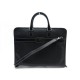 SACOCHE LANCEL CARTABLE SAC BANDOULIERE EN CUIR GRAINE NOIR BOITE BRIEFCASE 650€