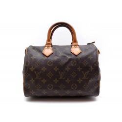 VINTAGE SAC A MAIN LOUIS VUITTON SPEEDY 25 TOILE MONOGRAM HAND BAG PURSE 1000€