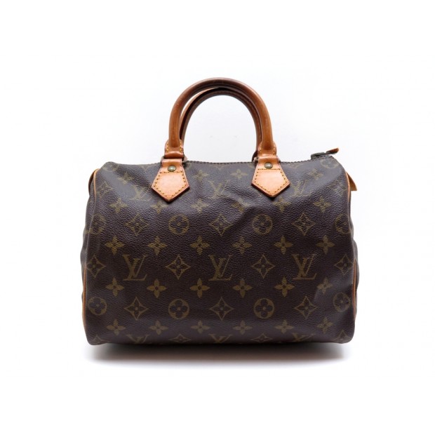 VINTAGE SAC A MAIN LOUIS VUITTON SPEEDY 25 TOILE MONOGRAM HAND BAG PURSE 1000€