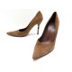 CHAUSSURES GUCCI ESCARPINS BAMBOO 171060 38 EN DAIM MARRON SUEDE SHOES 750€