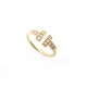 BAGUE TIFFANY & CO WIRE T48 EN OR JAUNE 18K & DIAMANTS GOLD DIAMONDS RING 2050€