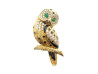 rare broche van cleef arpels chouette en or jaune