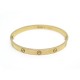 BRACELET CARTIER LOVE 19 CM EN OR JAUNE 18K 34GR + BOITE YELLOW GOLD JEWEL 6750€