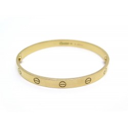 BRACELET CARTIER LOVE 19 CM EN OR JAUNE 18K 34GR + BOITE YELLOW GOLD JEWEL 6750€