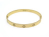 bracelet cartier love 19 cm en or jaune 18k 34gr
