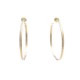 NEUF BOUCLES D'OREILLES CARTIER CREOLES TRINITY 3 ORS 18K HOOP EARRINGS 3900€