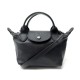 NEUF SAC A MAIN LONGCHAMP LE PLIAGE XS L1500757001 BANDOULIERE EN CUIR NOIR 290€