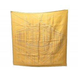 NEUF FOULARD HERMES PIQUE SELLIER CARRE 70 CYRILLE DIATKINE EN SOIE + BOITE 285€