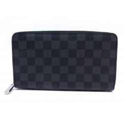 NEUF PORTEFEUILLE LOUIS VUITTON ZIPPY ORGANIZER N60111 DAMIER GRAPHITE 670€