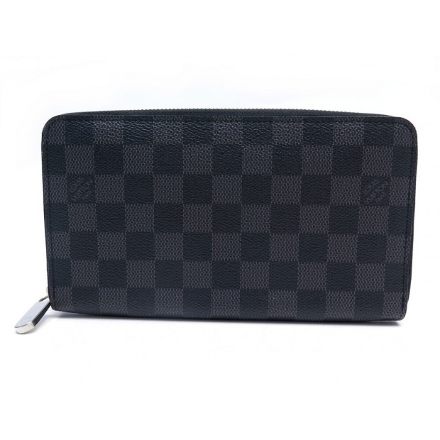 NEUF PORTEFEUILLE LOUIS VUITTON ZIPPY ORGANIZER N60111 DAMIER GRAPHITE 670€