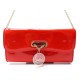 SAC A MAIN CHRISTIAN LOUBOUTIN POCHETTE RIVIERA 3101024 CUIR VERNI ROUGE 1060€