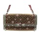 SAC A MAIN LOUIS VUITTON POCHETTE EN SATIN MONOGRAM CHERRY BLOSSOM MURAKAMI BAG